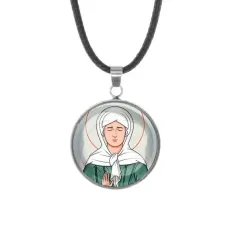 Кулон, нержавеющая сталь, со шнурком, Матрена Московская C1134062