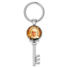 Брелок ключ, цвет серебро, с кольцом для ключей, Матрена Московская C1135044