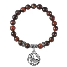 Браслет Волк (защита, сила, победа), Бычий глаз BSP-11-07