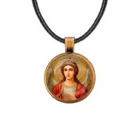 Кулон, цвет бронза, со шнурком, Архангел Михаил C1136029
