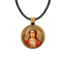 Кулон, цвет бронза, со шнурком, Архангел Михаил C1136029
