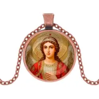 Кулон, цвет медь, с цепочкой, Архангел Михаил C1136030