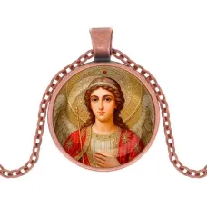 Кулон, цвет медь, с цепочкой, Архангел Михаил C1136030