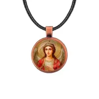 Кулон, цвет медь, со шнурком, Архангел Михаил C1136031