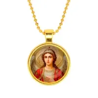 Кулон, цвет золото, с цепочкой, Архангел Михаил C1136032