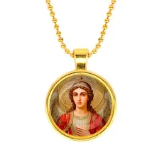 Кулон, цвет золото, с цепочкой, Архангел Михаил C1136032