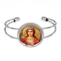 Браслет металлический, цвет серебро, Архангел Михаил C1136034