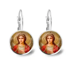 Серьги металлические, Архангел Михаил C1136038