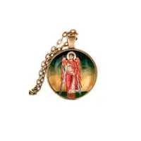 Кулон, цвет бронза, с цепочкой, Архангел Михаил C1137028