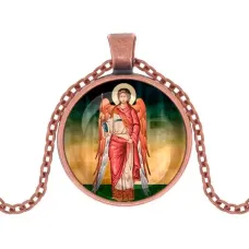 Кулон, цвет медь, с цепочкой, Архангел Михаил C1137030
