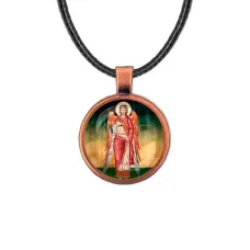 Кулон, цвет медь, со шнурком, Архангел Михаил C1137031