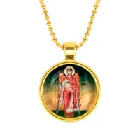 Кулон, цвет золото, с цепочкой, Архангел Михаил C1137032