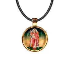 Кулон, цвет золото, со шнурком, Архангел Михаил C1137033
