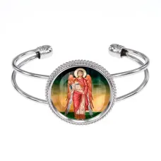 Браслет металлический, цвет серебро, Архангел Михаил C1137034