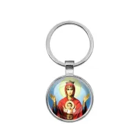 Круглый брелок, цвет серебро, Неупиваемая чаша C1138021