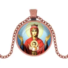 Кулон, цвет медь, с цепочкой, Неупиваемая чаша C1138030