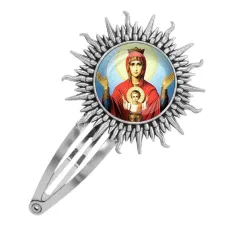 Заколка металлическая, цвет серебро, Неупиваемая чаша C1138045