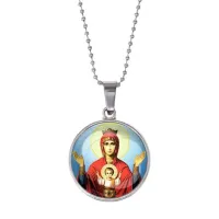 Кулон, цвет серебро, с цепочкой, Неупиваемая чаша C1138053