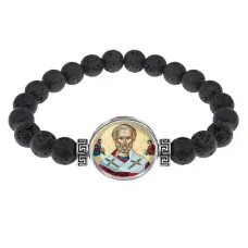 Браслет из лавы, Николай Чудотворец C1139003
