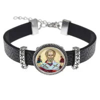 Кожаный браслет, Николай Чудотворец C1139011