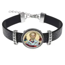 Кожаный браслет, Николай Чудотворец C1139011