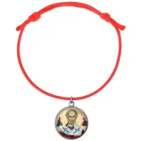 Браслет из красного шнура, Николай Чудотворец C1139052
