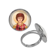 Кольцо металлическое, цвет серебро, Пантелеймон Целитель C1142015