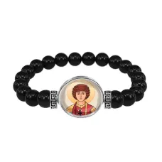 Браслет из чёрного агата, Пантелеймон Целитель C1142056