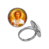 Кольцо металлическое, цвет серебро, Пантелеймон Целитель C1143015