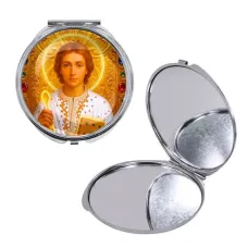 Круглое складное зеркало, цвет серебро, Пантелеймон Целитель C1143016