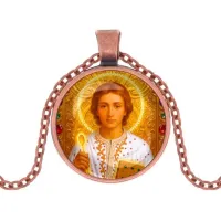 Кулон, цвет медь, с цепочкой, Пантелеймон Целитель C1143030