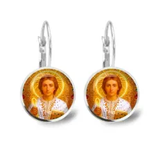 Серьги металлические, Пантелеймон Целитель C1143038