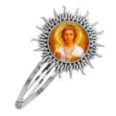 Заколка металлическая, цвет серебро, Пантелеймон Целитель C1143045