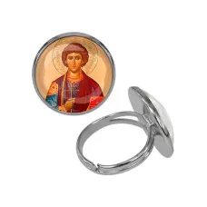 Кольцо металлическое, цвет серебро, Пантелеймон Целитель C1144015