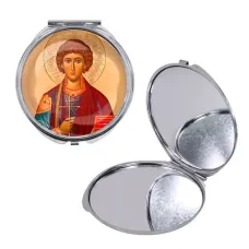 Круглое складное зеркало, цвет серебро, Пантелеймон Целитель C1144016