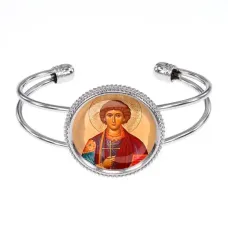 Браслет металлический, цвет серебро, Пантелеймон Целитель C1144034