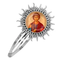 Заколка металлическая, цвет серебро, Пантелеймон Целитель C1144045