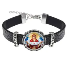 Кожаный браслет, Покров Божией Матери C1146011