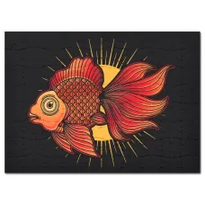 Пазл 201х146мм Золотая рыбка PZG-018