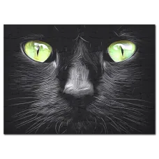 Пазл 201х146мм Чёрный кот PZG-021