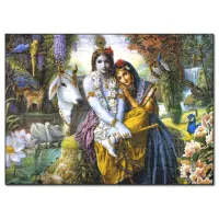 Пазл 201х146мм Кришна и Радха PZG-026