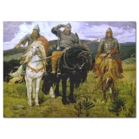 Пазл 201х146мм В.М.Васнецов - Три Богатыря PZG-116