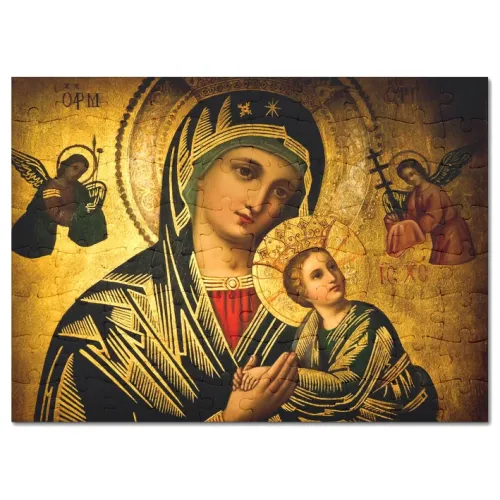 Пазл 201х146мм Богородица с младенцем PZG-118