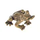 Подвеска для кулона или брелка Лягушка, бронза, 2,5х2х1,5см BJK286