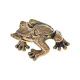 Подвеска для кулона или брелка Лягушка, бронза, 2,5х2х1,5см BJK286