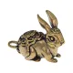 Подвеска для кулона или брелка Кролик, бронза, 2,5х2х1,5см BJK287-01