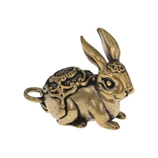 Подвеска для кулона или брелка Кролик, бронза, 2х1,5х1см BJK287-02