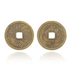 Китайская сувенирная монета Дракон, d.4,5см MN023