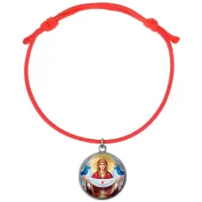 Браслет из красного шнура, Покров Божией Матери C1146052