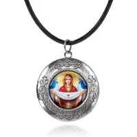 Арома-кулон металлический, Покров Божией Матери C1146063